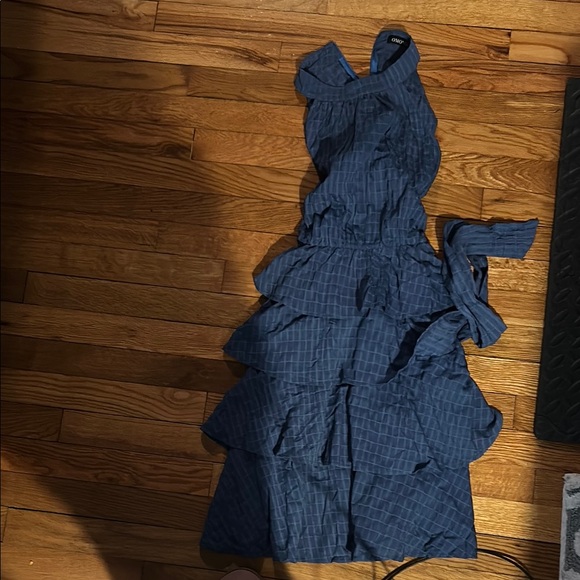 Blue Ruffled Skirt - Picture 2 of 4